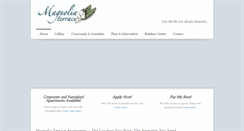 Desktop Screenshot of magnoliaterraceapts.com